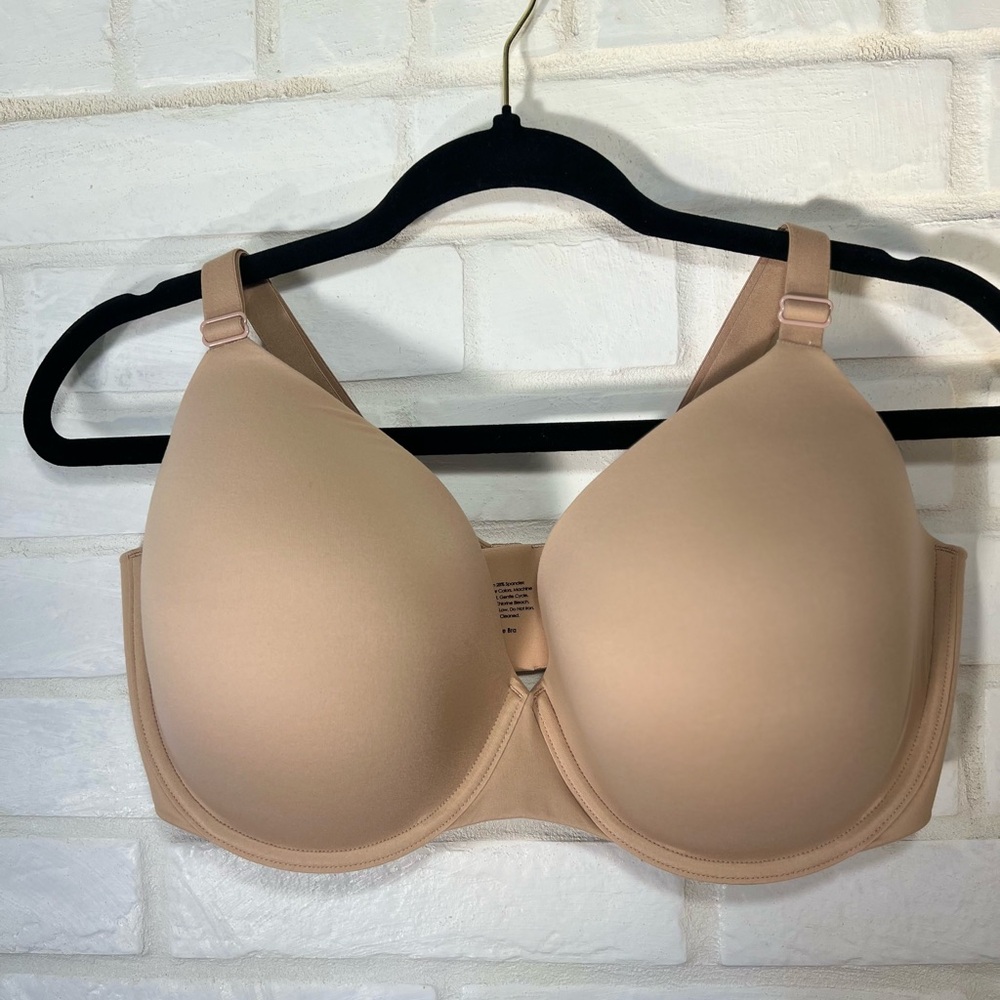NWT Soma Enbliss Full Coverage Nude Lined Underwire Bra 38DDD Soft Tan #0182
